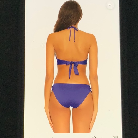 BECCA 2pc Bikini DELILAH Halter Top & Bottom. NWT - Picture 2 of 11